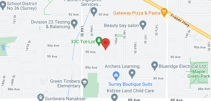 map of 14507 90 AVENUE